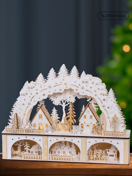 Lumineo Wooden LED Christmas Decoration (F56783) | €40