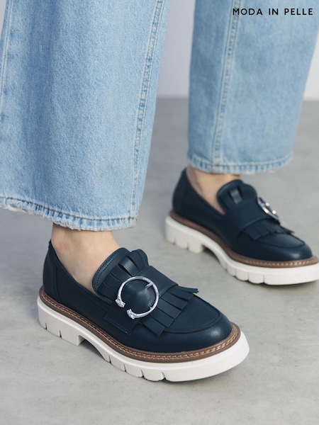 Moda in Pelle Dallia Snaffle Trim Chunky Loafers (F56811) | 5,948 UAH