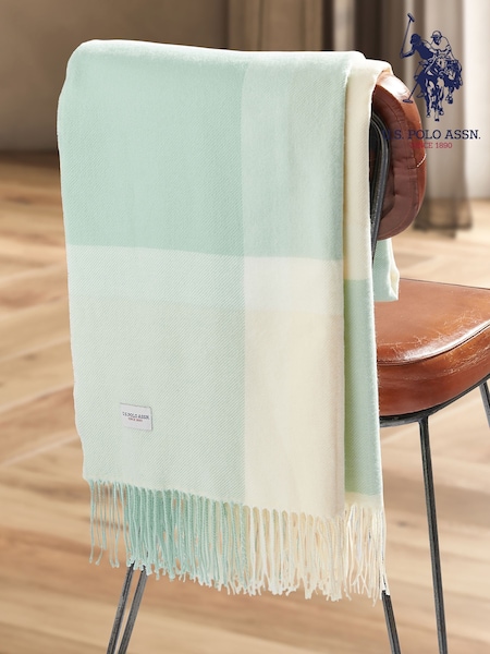 U.s. Polo Assn. Luxurious Soft Check Boxed Throw (F56851) | 250 zł