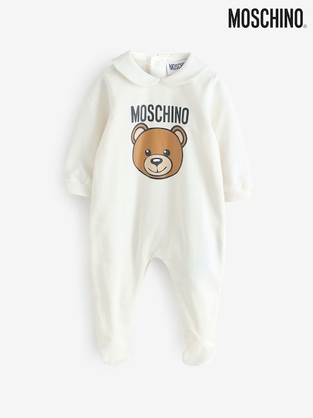 Moschino Baby Logo Sleepsuit With Giftbox (F56917) | €151