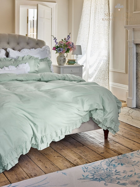 Shabby Chic by Rachel Ashwell® Blue Broderie Anglaise Ruffle Duvet Cover and Pillowcase Set (F56935) | €113 - €184