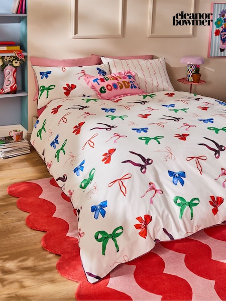 Eleanor Bowmer Bows and Ribbons 180 Thread Count Duvet Cover and Pillowcase Set (F56941) | €64 - €106