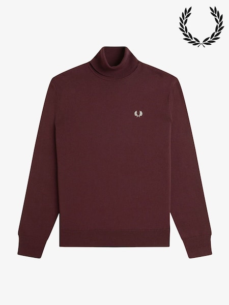 Fred Perry Red Roll Neck Jumper (F57042) | 212 €