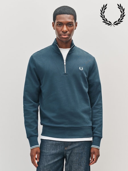 Fred Perry Half Zip Sweatshirt (F57050) | €139