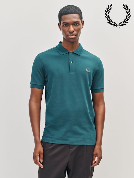 Fred Perry Blue Plain Polo Shirt (F57061) | €113