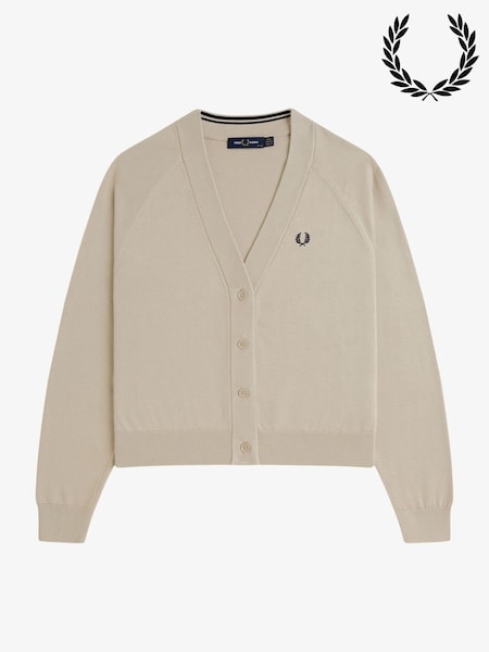 Fred Perry Natural V-Neck Cardigan (F57083) | 182 €