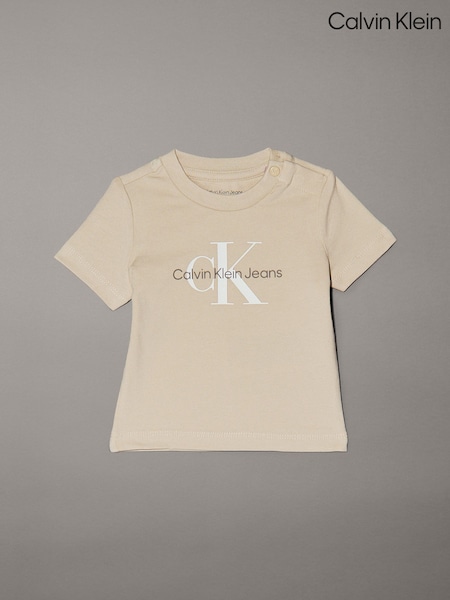 Calvin Klein Newborn Short Sleeve T-shirt (F57140) | ‏126‏₪