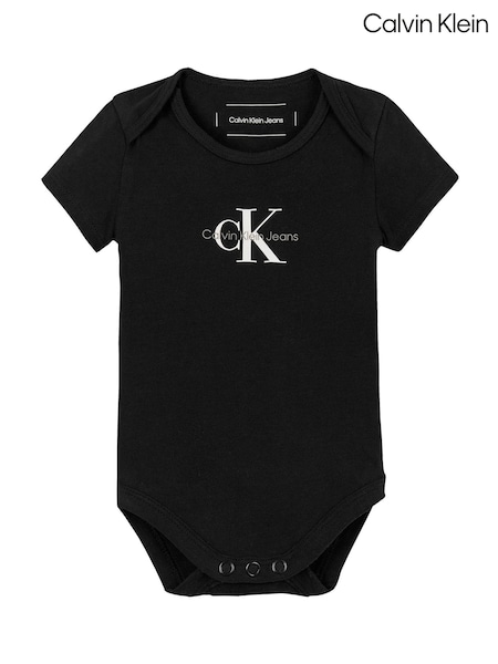 Calvin Klein Monogram Short Sleeve Body (F57145) | ‏136‏₪