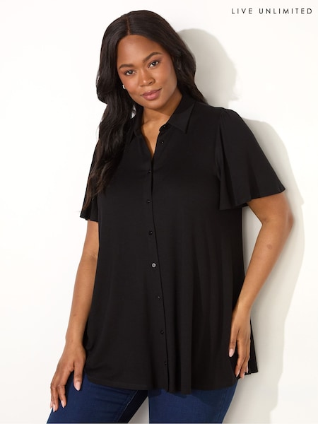 Live Unlimited Black Jersey Short Sleeve Shirt (F57186) | €75