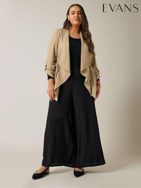 Evans Waist String Waterfall Jacket (F57195) | €40