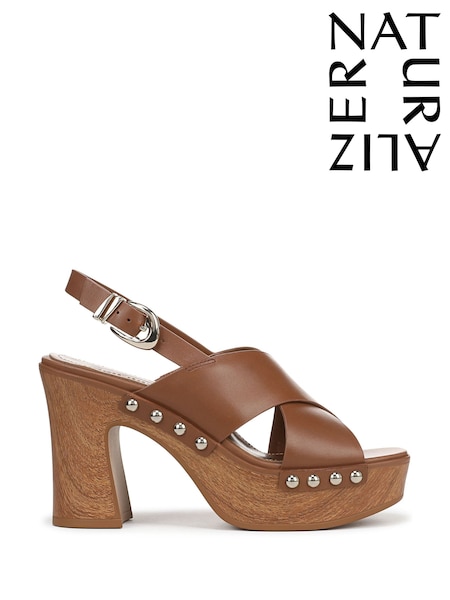 Naturalizer Kirsten Regular Fit Slingback Brown Sandals (F57284) | €184