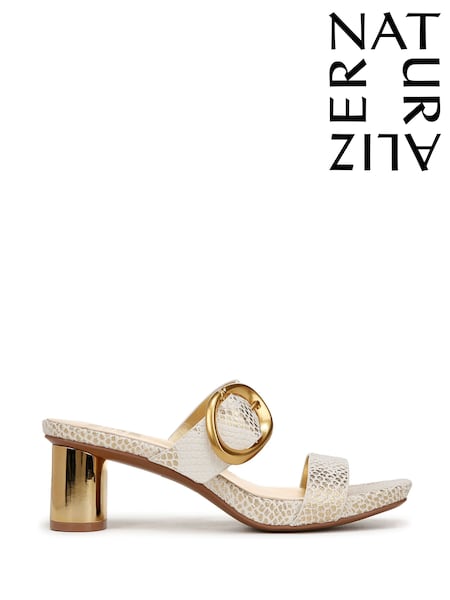 Белый - Naturalizer Ida Wide Fit Slider Sandals (F57298) | €172