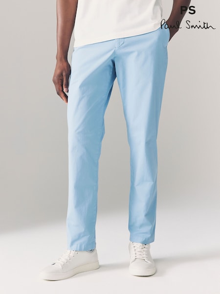 PS Paul Smith Regular Fit Blue Logo Chinos Trousers (F57326) | €200