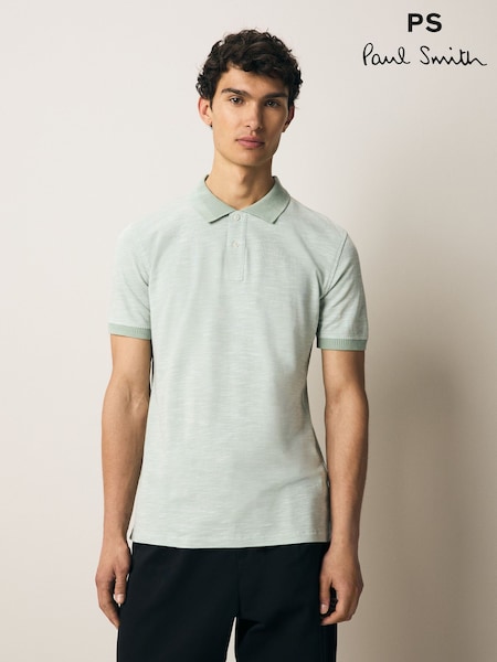 Зеленый - PS Paul Smith Regular Fit Logo Polo Shirt (F57352) | €126