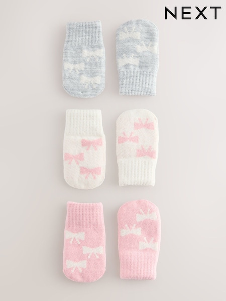 Dusky Pink Magic Mittens 3 Pack (3mths-6yrs) (F57421) | €9