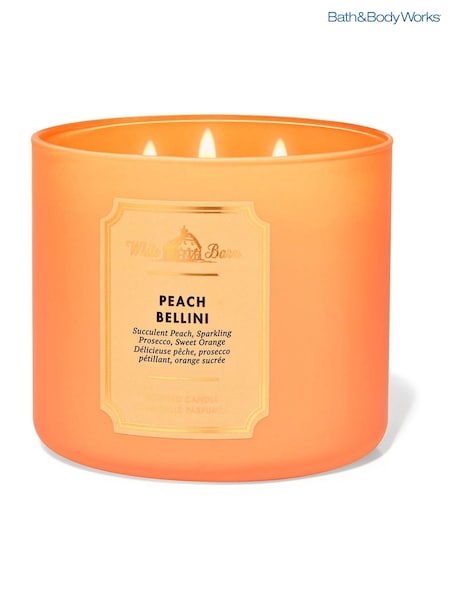 Bath & Body Works Peach Bellini 3-Wick Candle 14.5 oz / 411g (F57513) | €38