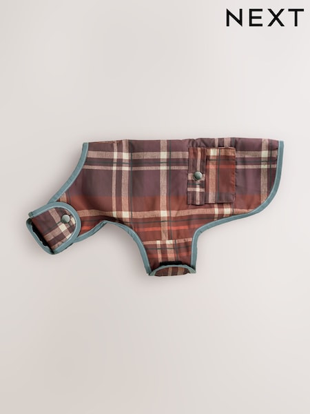 Red Check Shower Resistant Dog Coat (F57538) | €17 - €21