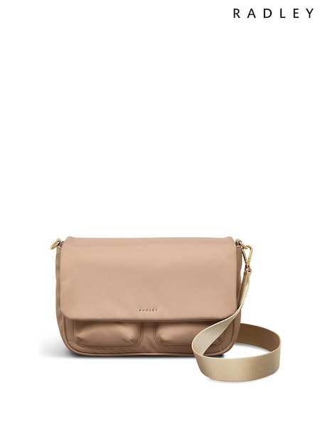 Radley Medium Guildford Grove Flapover Nude Cross-Body Bag (F57600) | €185