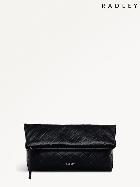 Radley London Medium Weaver Lane Flapover Black Clutch Bag (F57612) | ₪1,101