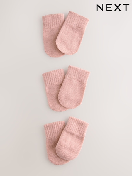 Pink Magic Mittens 3 Pack (3mths-6yrs) (F57630) | 25 QAR