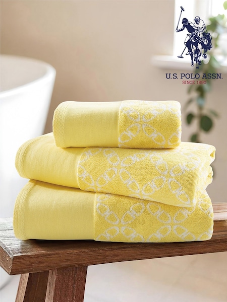 U.S. Polo Assn. Sunshine Pure Cotton Geo Towel (F57657) | AED175 - AED262