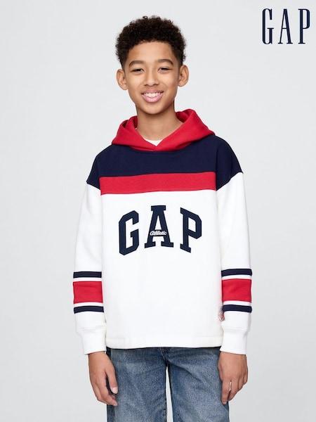 Gap Vintage Soft French Terry Colourblock Logo Hoodie (4-13yrs) (F57695) | € 59