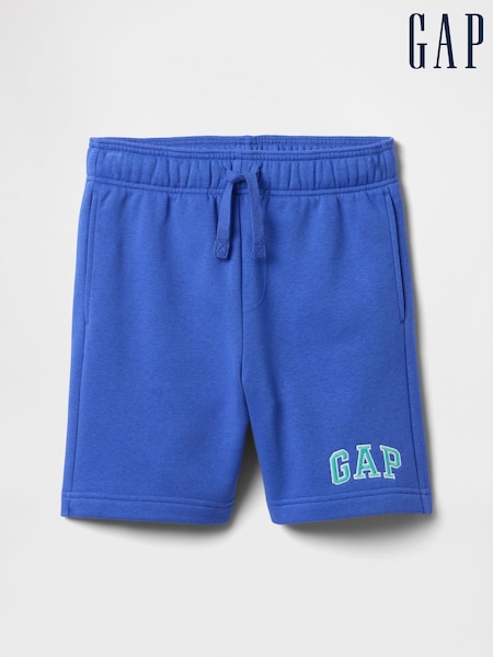 Gap Blue Logo Pull On Fleece-Lined Shorts (4-13yrs) (F57699) | €15.50