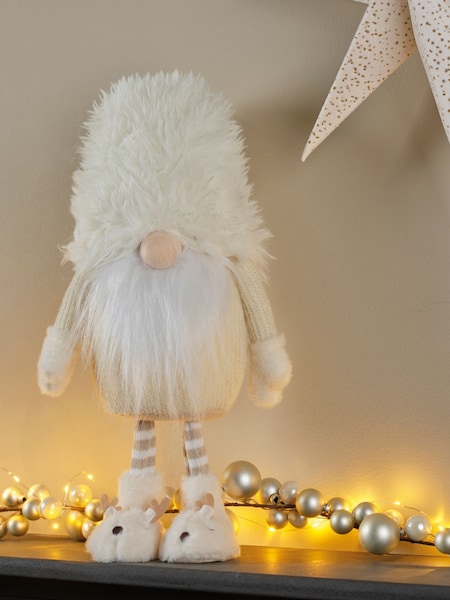 Decoris Cream Christmas Gonk Large Plush Ornament (F57744) | €24.50