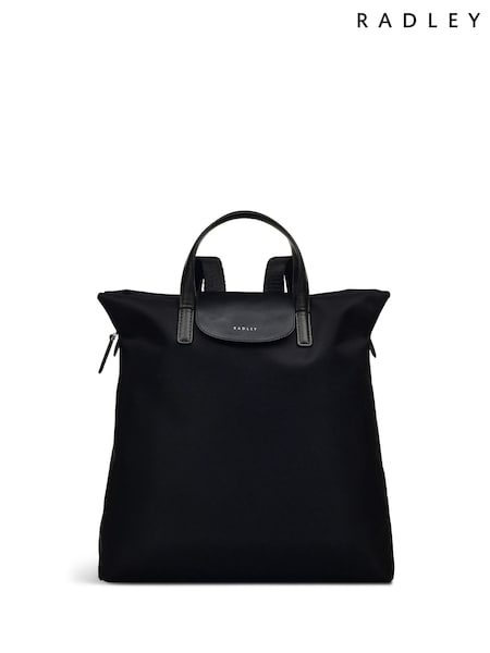 Negru - Radley Medium Pocket Essentials Zip Top Backpack (F57787) | 961 LEI