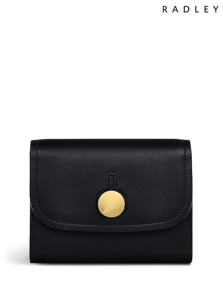 Radley Medium Bathurst Mews Flapover Black Purse (F57799) | €101