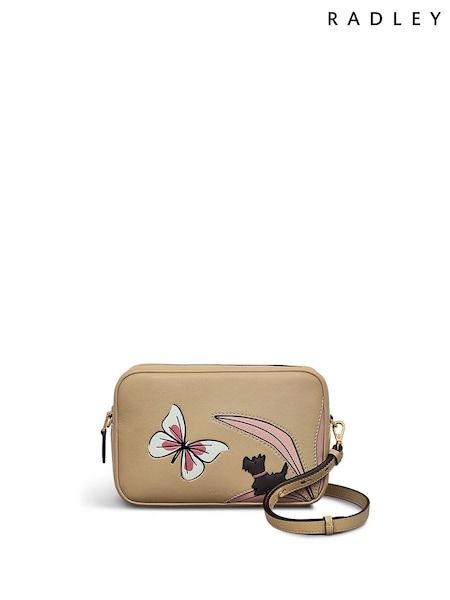 Radley Small Spring Meadow Zip Top Nude Cross-Body Bag (F57805) | ₪1,001