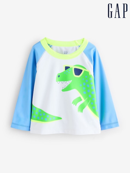 Gap White Swim Rash Guard (6mths-5yrs) (F57818) | €20