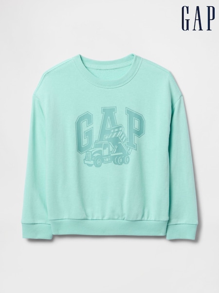 Gap Green Oversized Logo Sweatshirt (6mths-5yrs) (F57821) | €23