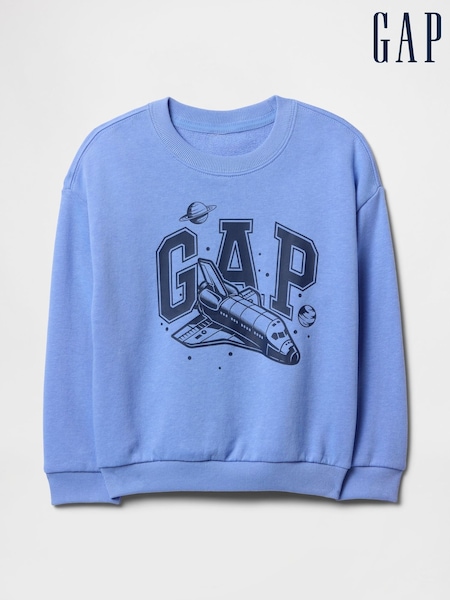 Gap Blue Oversized Logo Sweatshirt (6mths-5yrs) (F57822) | €23