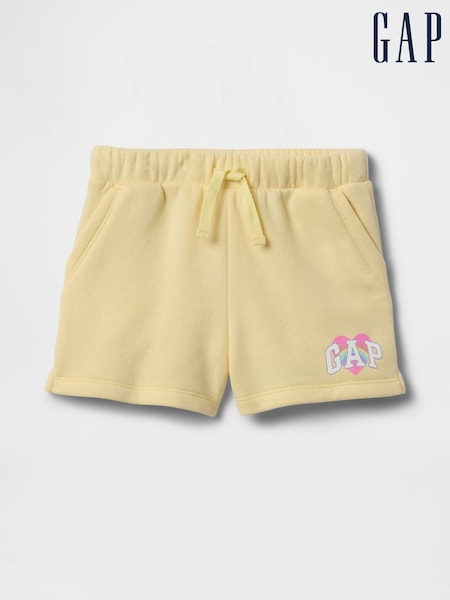 Gap Yellow Logo Pull On Shorts (6mths-5yrs) (F57839) | kr171