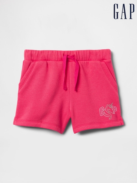 Roz - Pantaloni scurți cu logo elastic în Gap (6mths-5yrs) (F57841) | 89 LEI