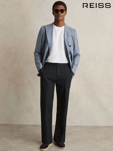 Reiss Shade Cotton-Linen Relaxed-Fit Trousers (F57890) | 145 €