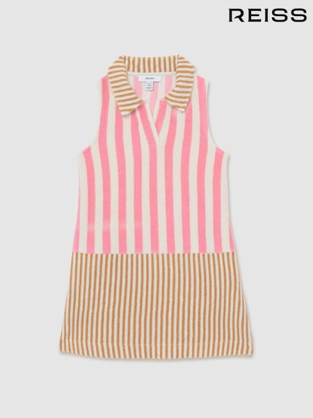 Rosa - Reiss Felicia Towelling Stripe Dress (F57897) | 60 €