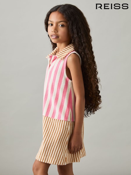 Roz - Reiss Felicia Toweling Dungă Rochie (F57901) | 330 LEI
