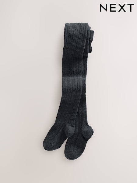 رمادي رمادي داكن - Cotton Rich Cable Tights (F57935) | ‏30 د.إ.‏ - ‏ 38‏ د.إ.