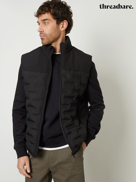 Threadbare Quilted Panel Funnel Neck Gilet (F57943) | CHF 65