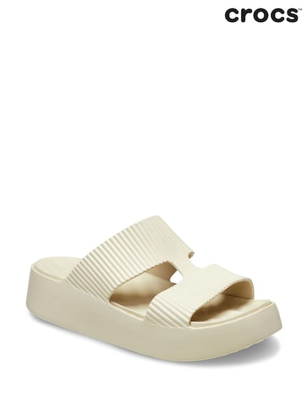 Crocs Natural Getaway Platform H-Strap Sandals (F58014) | R$ 495