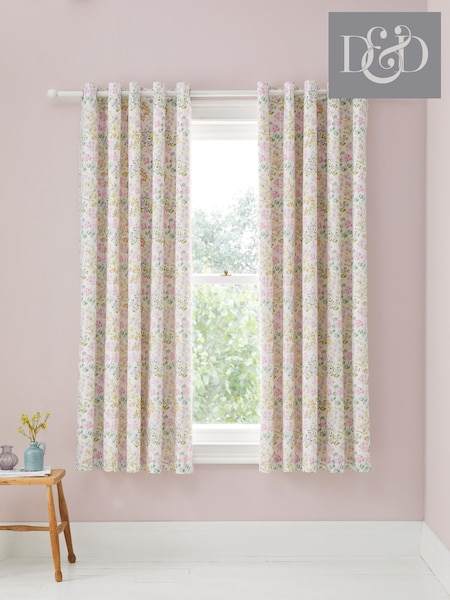 Dreams & Drapes Lilac Edith Lined Pair of Eyelet Curtains (F58374) | €66