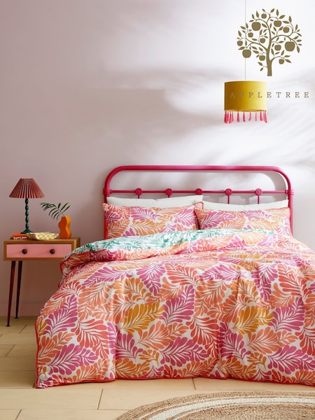Appletree Pink Carmen 100% Cotton Duvet Cover Set (F58377) | €38 - €72