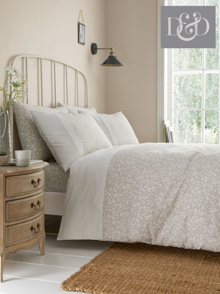 Dreams & Drapes Natural Tess Easy Care Duvet Cover Set (F58379) | €27 - €53