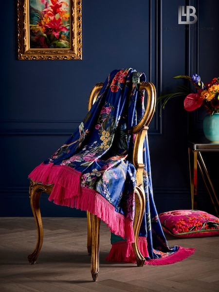 Laurence Llewelyn-Bowen Cotswold Fantasia Velvet Throw (F58382) | ‏285 د.إ.‏