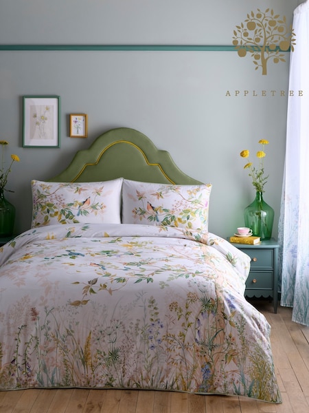 Appletree Natural Arianna 100% Cotton Duvet Cover Set (F58403) | €61 - €80