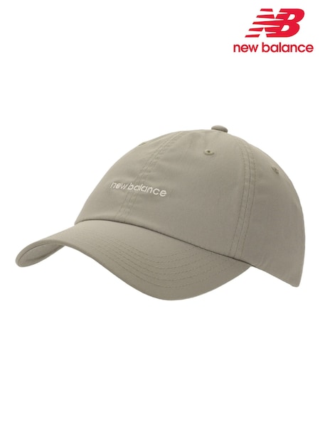 New Balance Natural Womens 6 Panel Linear Logo Hat (F58560) | AED116