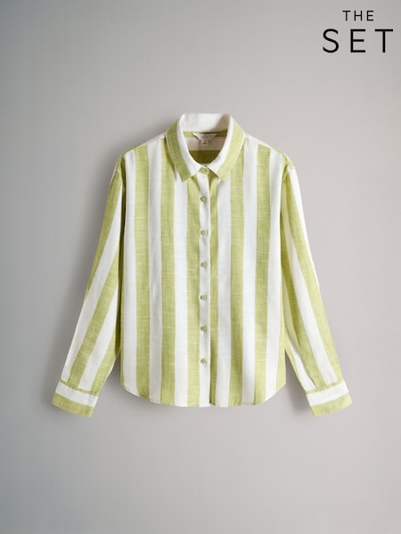 The Set Lime Green Shirt with Linen (F58564) | 901 UAH
