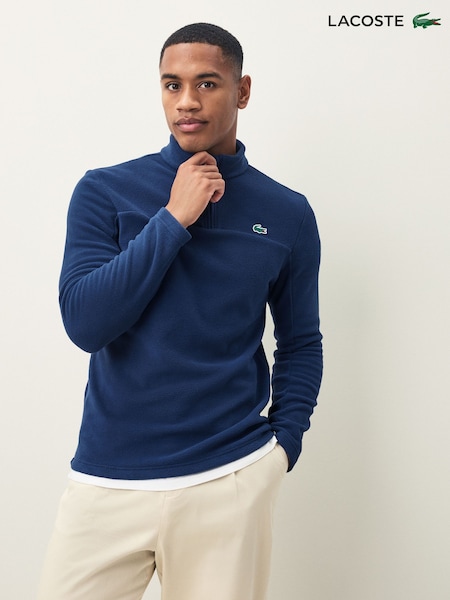 Lacoste Navy Golf 1/4 Zip Fleece (F58596) | €166